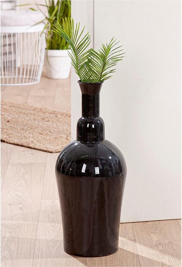 GILDE Vloervaas Vaas Filu zwart H.55 cm (1 stuk) - Foto 3