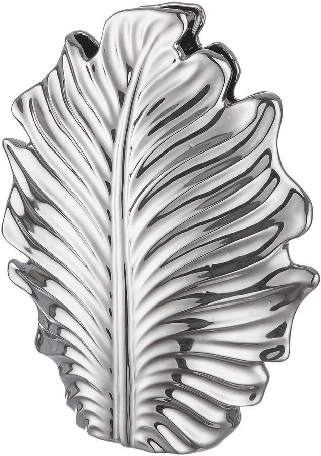 GILDE Vloervaas Vaas "Monstera" H. 45 cm (1 stuk)