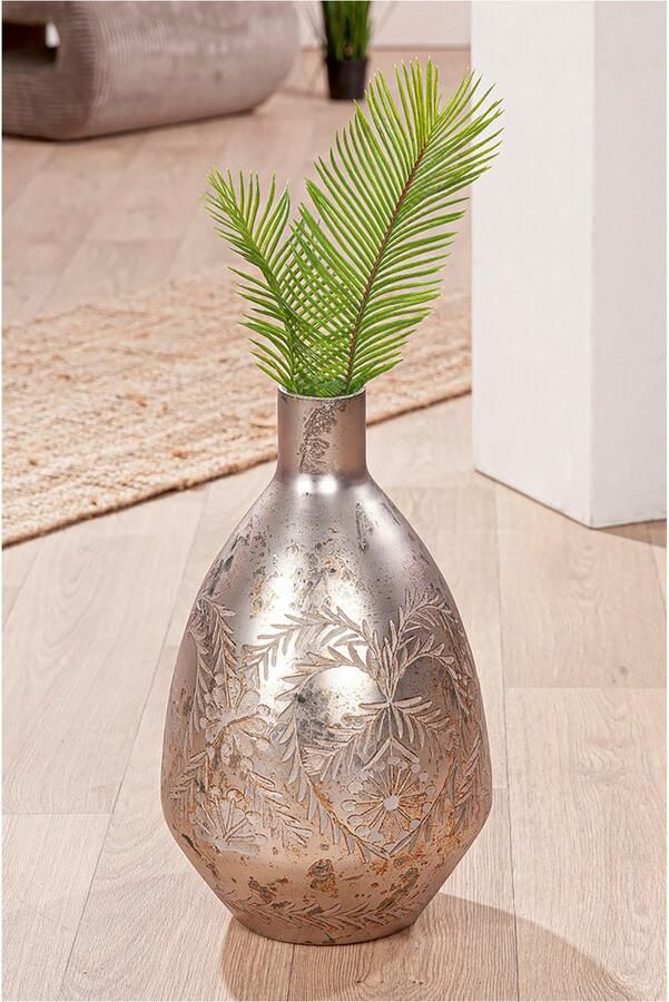 GILDE Vloervaas Vaas Peso grijs H.43 cm (1 stuk) - Foto 3