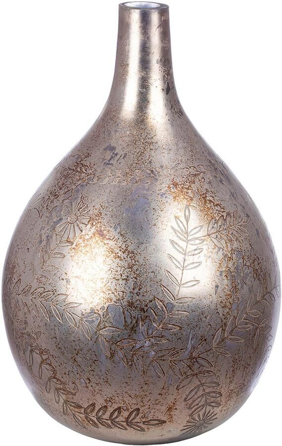 GILDE Vloervaas Vaas Peso grijs H.56 cm (1 stuk) - Foto 3