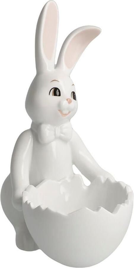 Goebel Paashaas Figuur Haas met schaal Sneeuwwitje Schattige Jongeman (1 stuk) - Foto 3