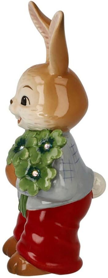 Goebel Paashaas Figuur Hazenjongetje Veel Geluk! Osterfiguur decoratieve figuur Pasen decoratie (1 stuk) - Foto 2