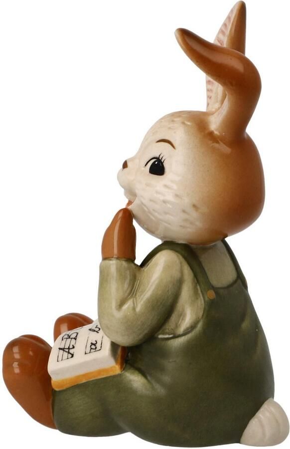 Goebel Paashaas Haas School Vroeg Oefent Verzamelfiguur konijn aan het lezen (1 stuk) - Foto 4