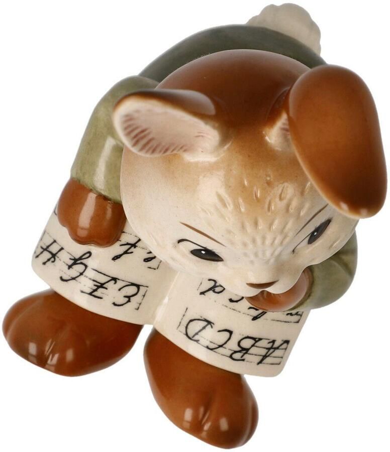 Goebel Paashaas Haas School Vroeg Oefent Verzamelfiguur konijn aan het lezen (1 stuk) - Foto 2