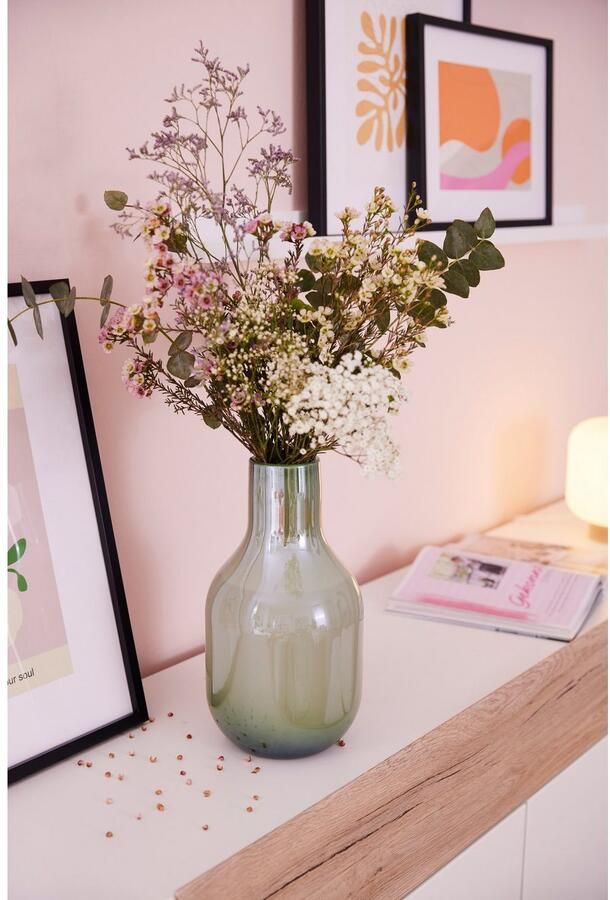 Goebel Tafelvaas Silverstone Vaas van glas hoogte ca. 34 cm (1 stuk)