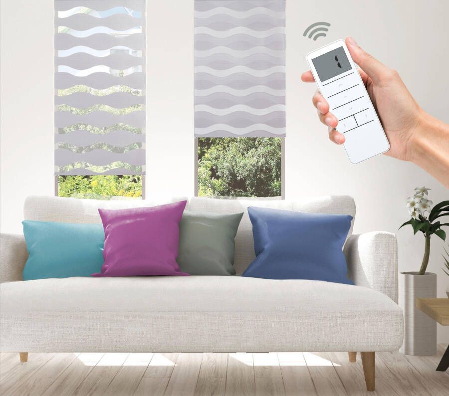 Good Life Elektrisch rolgordijn Wave Smart Home met afstandsbediening (4 stuks) - Foto 5