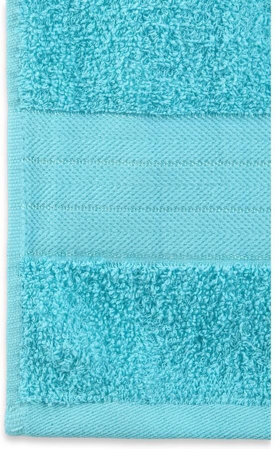 Good morning Badlaken Uni Towels Katoen walkfrottee bies 500 GSM effen zonder ophangbeugel (2 stuks) - Foto 5