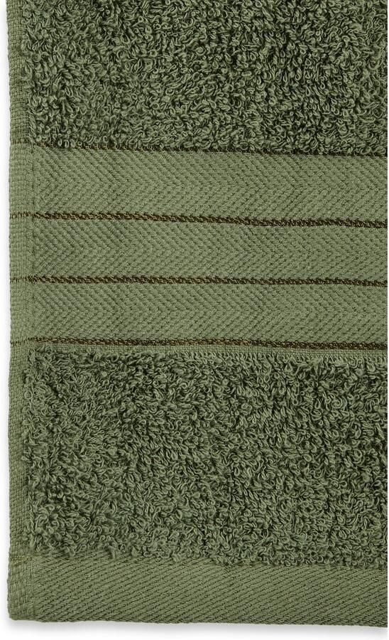 Good morning Handdoeken Uni Katoen walkfrottee bies 500 GSM effen zonder ophangbeugel (4 stuks) - Foto 5