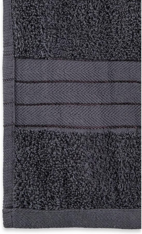 Good morning Handdoeken Uni Katoen walkfrottee bies 500 GSM effen zonder ophangbeugel (4 stuks) - Foto 5