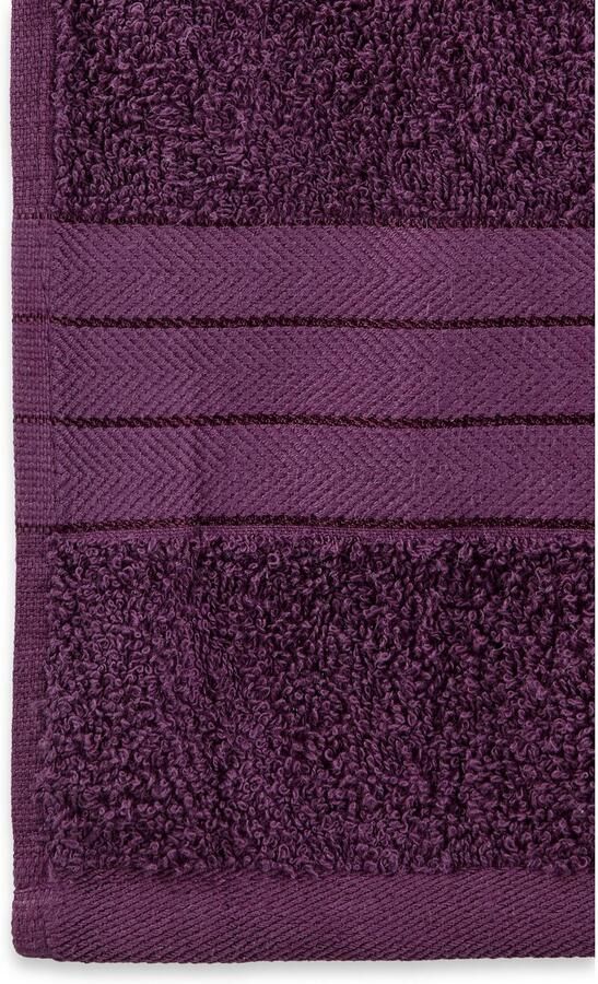 Good morning Handdoekenset Uni Katoen walkfrottee bies 500 GSM effen zonder ophangbeugel (set 8 stuks) - Foto 7