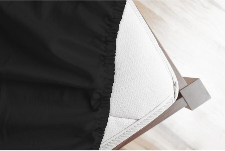 Good morning Hoeslaken Renforcé 100% katoen renforcé volledige elastiek tot 25 cm hoogte 80x200 wit (1 stuk) - Foto 4