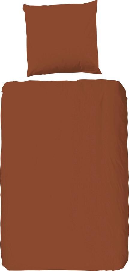 Good morning Overtrekset Uni 100% katoen renforcé 135x200 effen rits wit (2-delig) - Foto 2