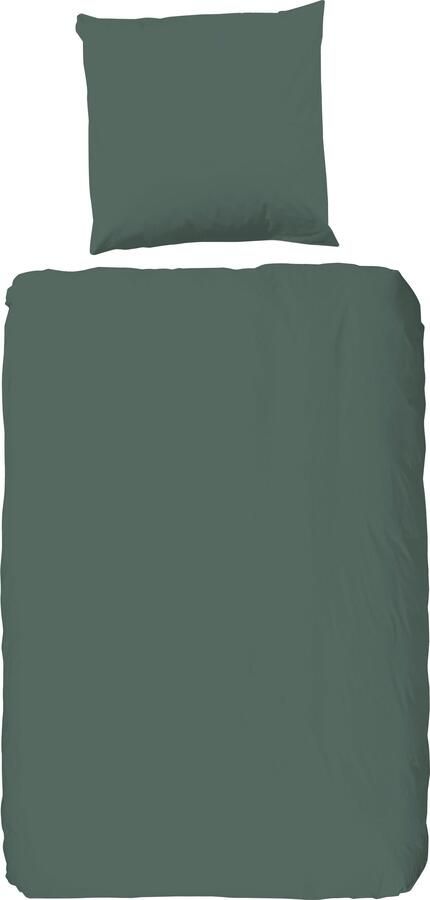 Good morning Overtrekset Uni 100% katoen renforcé 135x200 effen rits wit (2-delig) - Foto 2