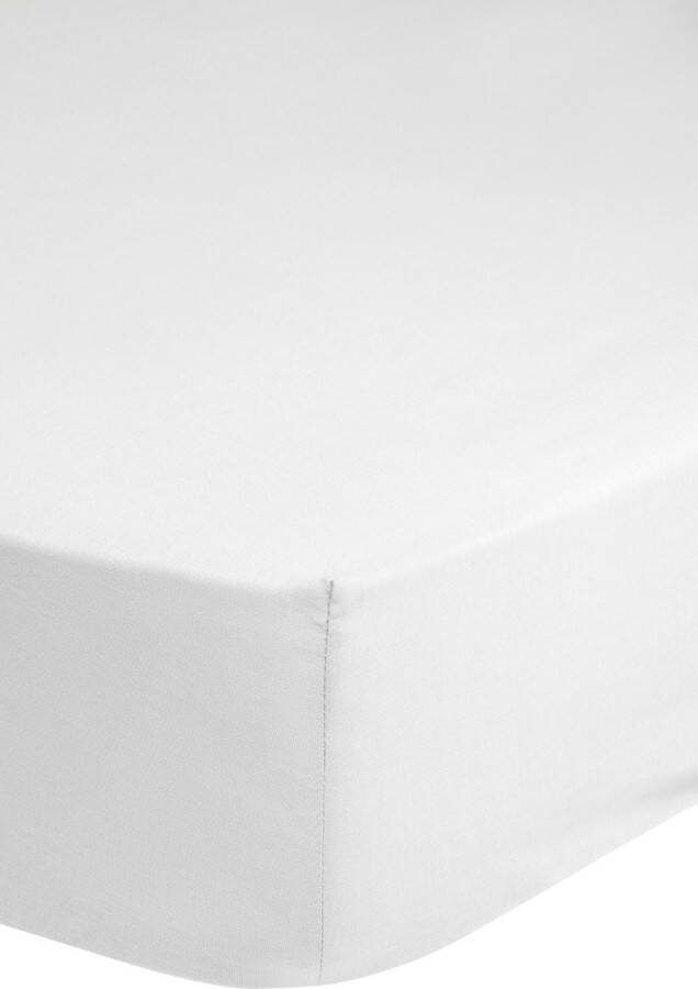 Good morning Hoeslaken Jersey Spannbettlaken 100% katoen jersey volledige elastiek tot 25 cm hoogte 90 100x200 wit (1 stuk) - Foto 2