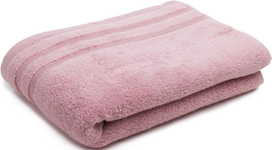 Gözze Badlaken Monaco Unikleurig met gegolfd randdessin puur katoen (1 stuk) - Foto 4