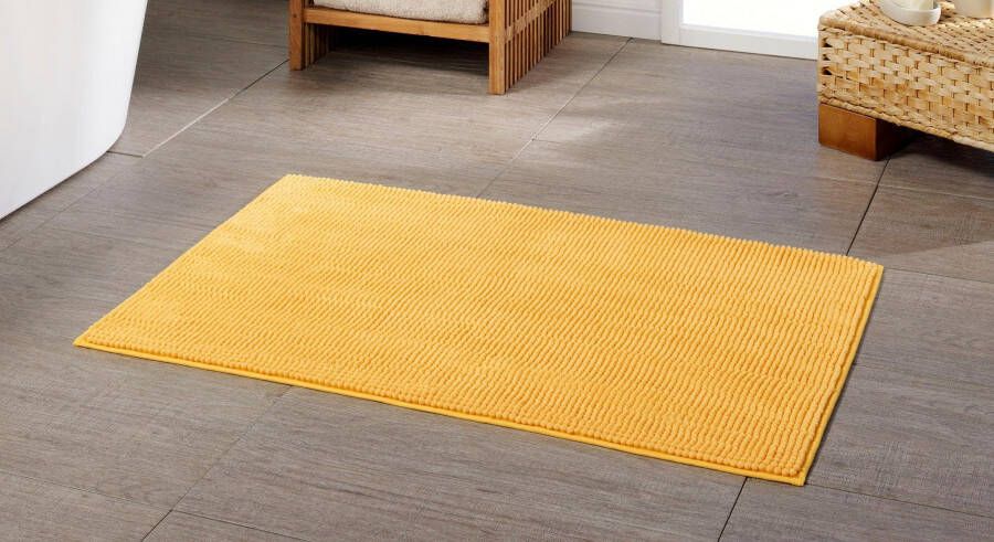 Gözze Badmat Chenille Badmat unikleurig bijzonder zacht door microvezel wasbaar (1 stuk) - Foto 1