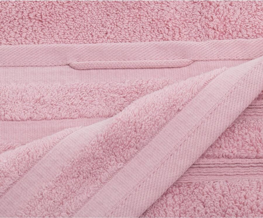 Gözze Badlaken Monaco Unikleurig met gegolfd randdessin puur katoen (1 stuk) - Foto 3