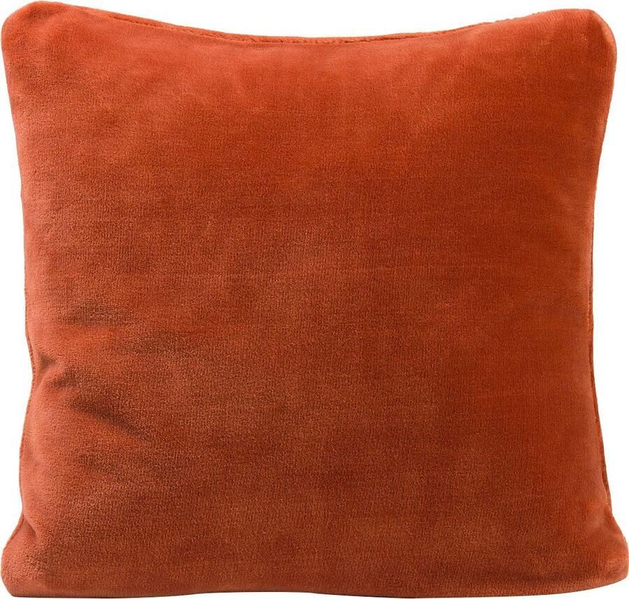 Gözze Sierkussen Premium Cashmere-Feeling kussen passend bij de premium deken met kasjmiertouch kussenovertrek met vulling (1 stuk)