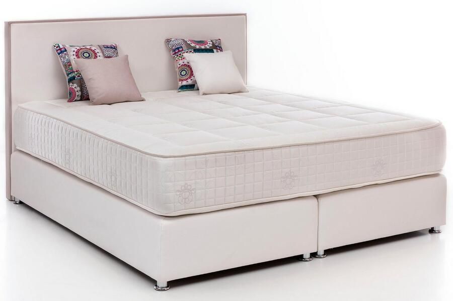 Grne betten grüne betten Boxspring Amelia met pocketveringsmatras met 7 zones en sierkussen 100% veganistisch - Foto 4