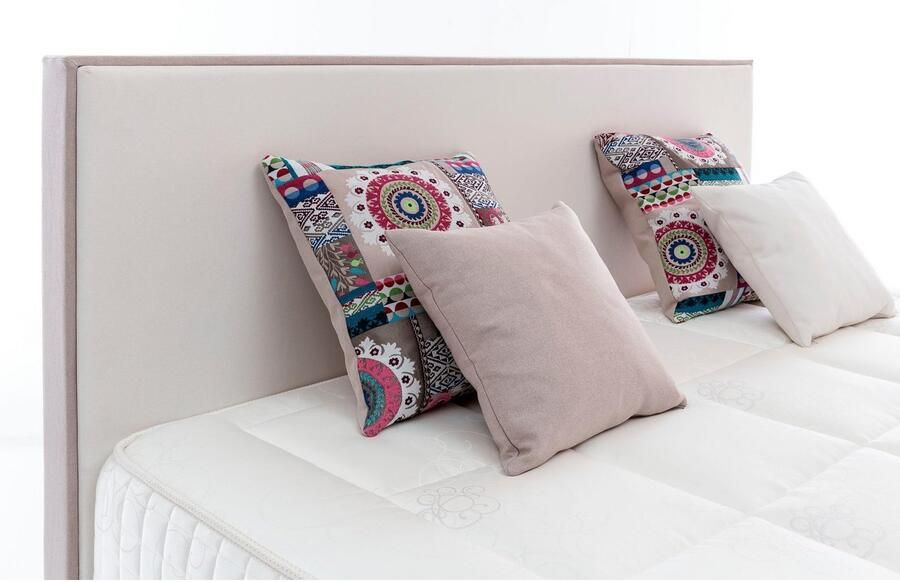 Grne betten grüne betten Boxspring Amelia met pocketveringsmatras met 7 zones en sierkussen 100% veganistisch - Foto 5