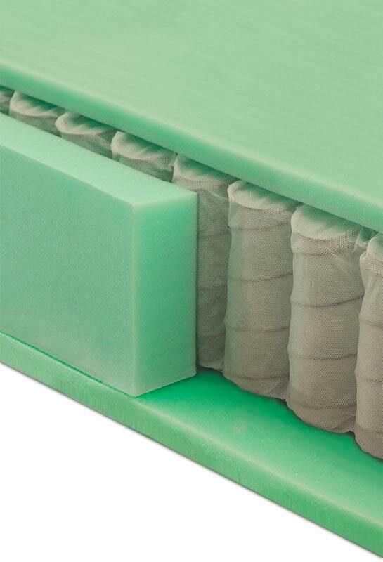 Grne betten grüne betten Boxspring Luisa met pocketveringsmatras topmatras en sierkussen 100% veganistisch - Foto 2