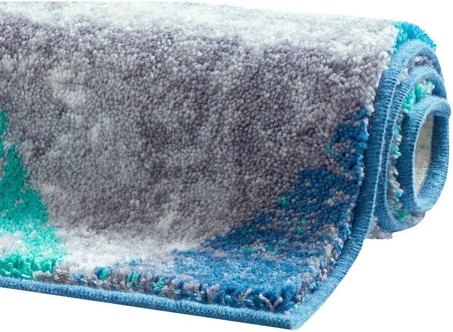 Grund Badmat Curati fluffy oppervlakte gemaakt in europa geometrisch patroon - Foto 4