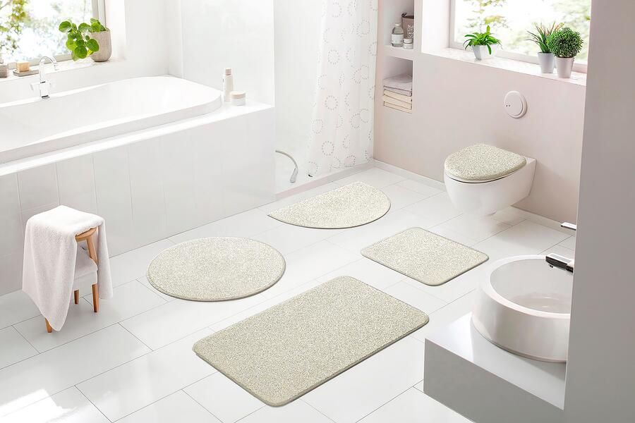 Grund Badmat Melos badmat badkamer tapijt zeer zacht gemêleerde look zeer zachte pool melange-effect made in europe - Foto 12