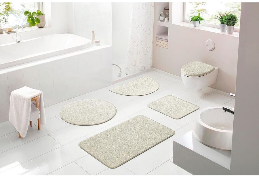 Grund Badmat Melos badmat badkamer tapijt zeer zacht gemêleerde look zeer zachte pool melange-effect made in europe - Foto 5