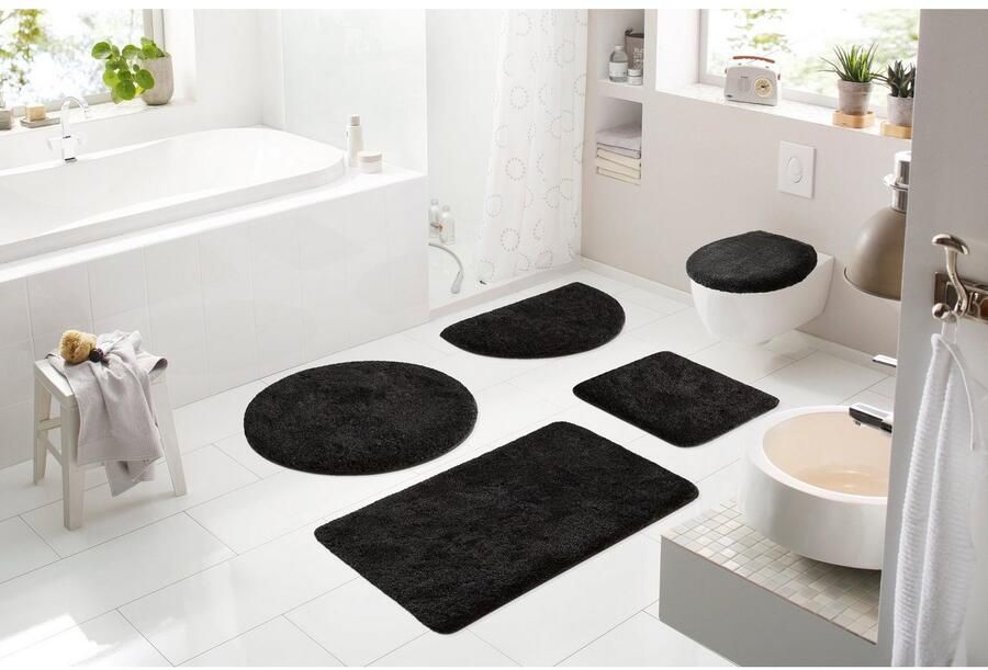 Grund Badmat Melos badmat badkamer tapijt zeer zacht gemêleerde look zeer zachte pool melange-effect made in europe - Foto 4