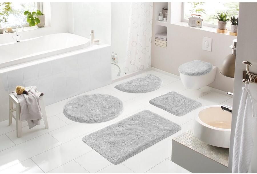 Grund Badmat Melos badmat badkamer tapijt zeer zacht gemêleerde look zeer zachte pool melange-effect made in europe - Foto 4