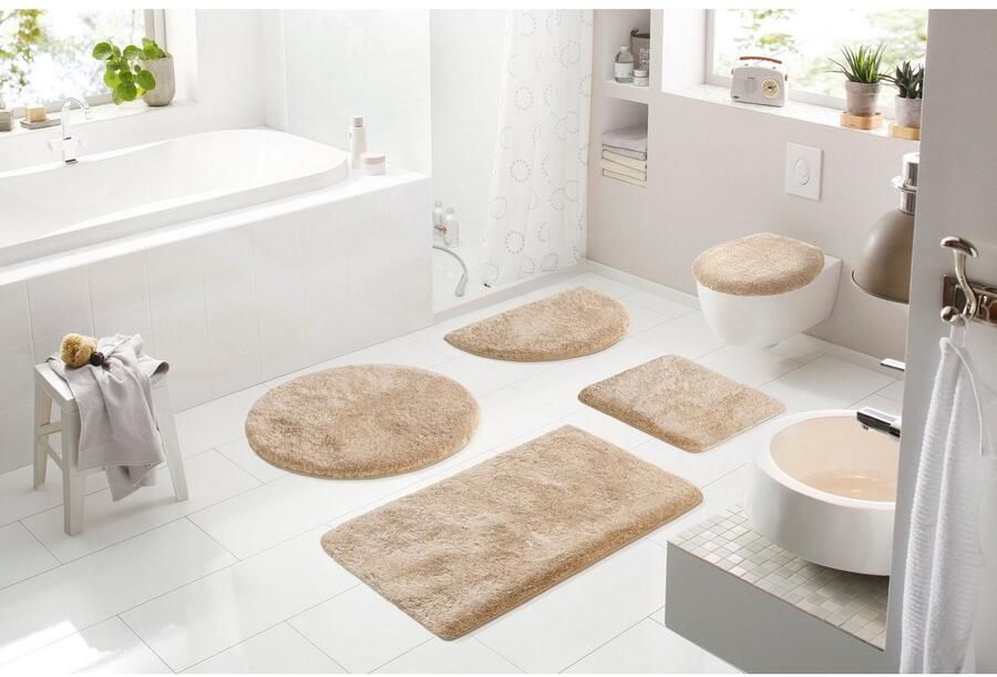 Grund Badmat Melos badmat badkamer tapijt zeer zacht gemêleerde look zeer zachte pool melange-effect made in europe - Foto 4