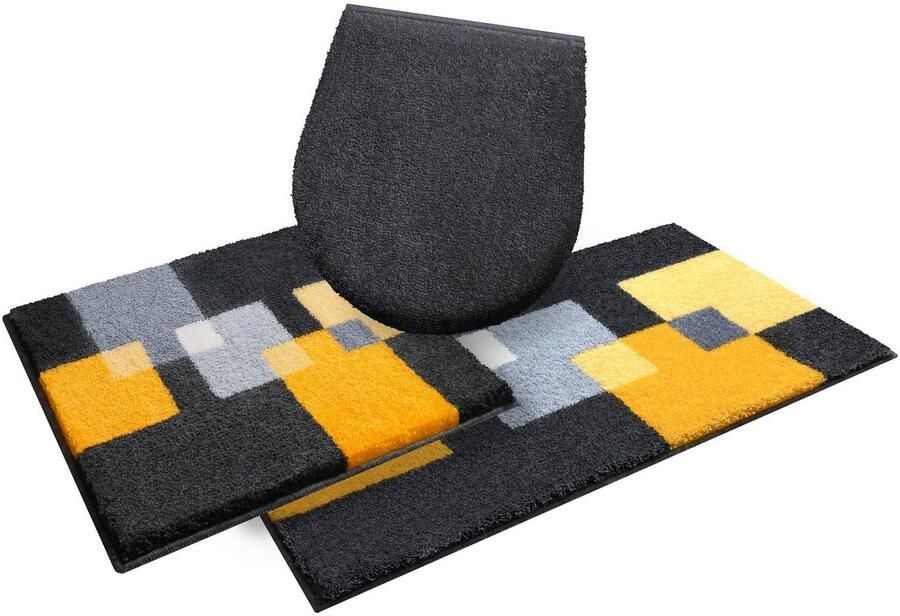 Grund Badmat Paxos geometrisch ontwerp modern fluffy zachte pool made in europe - Foto 4