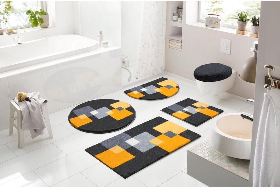 Grund Badmat Paxos geometrisch ontwerp modern fluffy zachte pool made in europe - Foto 5