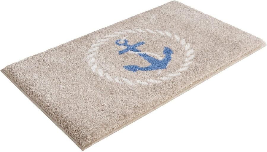 Grund Badmat Port Louis Ontwerp met anker maritiem Made in Europe - Foto 6