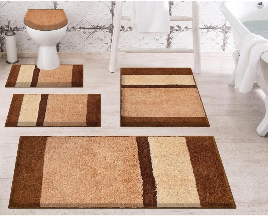 Grund Badmat Room bijzonder dichte pool badmat met strepen (1 stuk)