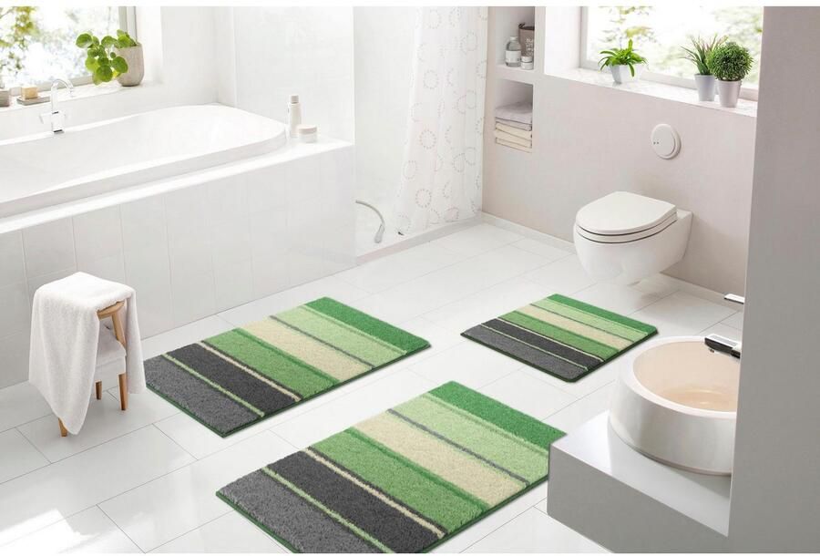 Grund Badmat SUMMERTIME veelkleurige badmat met strepen (1 stuk)