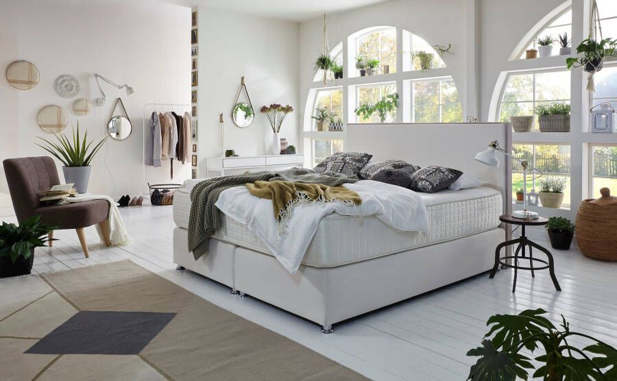 Grne betten grüne betten Boxspring Amelia met pocketveringsmatras met 7 zones en sierkussen 100% veganistisch - Foto 9