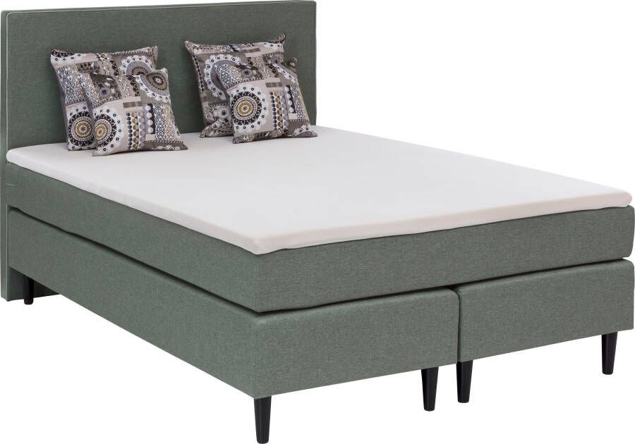 Grne betten grüne betten Boxspring Luisa met pocketveringsmatras topmatras en sierkussen 100% veganistisch - Foto 5