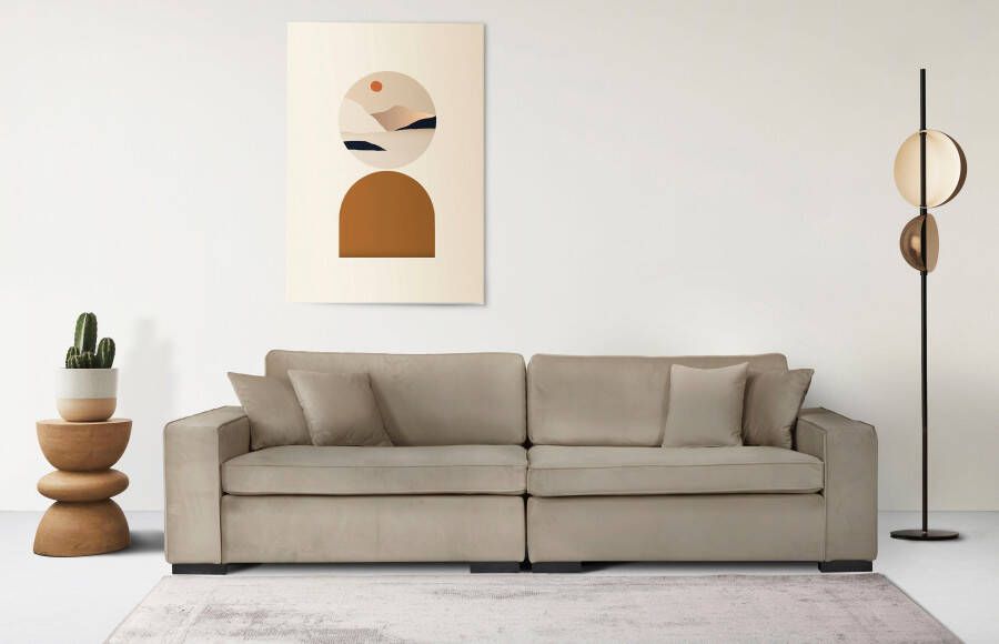 Home affaire 2-zitsbank Skara XXL Loungebank XXL met binnenveringsinterieur in vele overtrekkwaliteiten - Foto 6