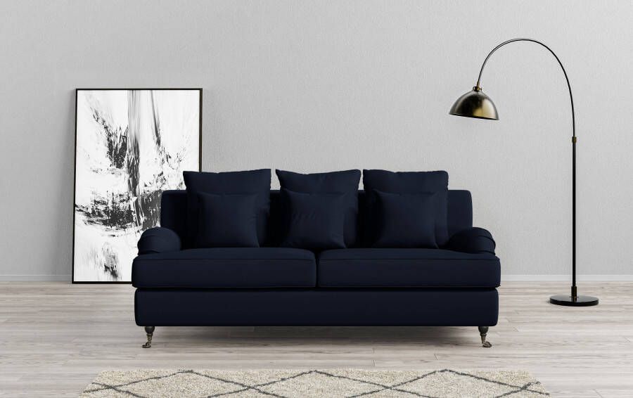 Home affaire 3-zitsbank NORIN twee soorten poten: voor wieltjes aan de achterkant houten poten - Foto 7