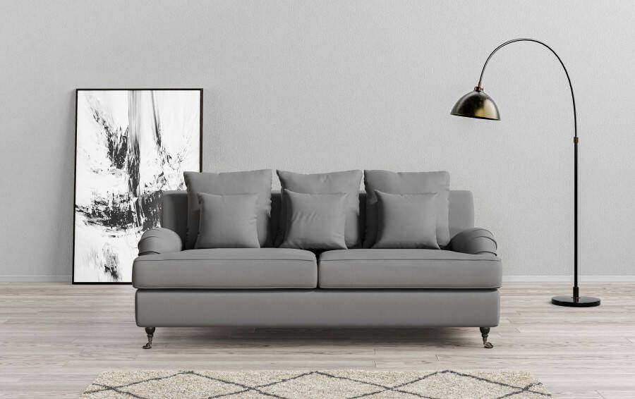 Home affaire 3-zitsbank NORIN twee soorten poten: voor wieltjes aan de achterkant houten poten - Foto 7