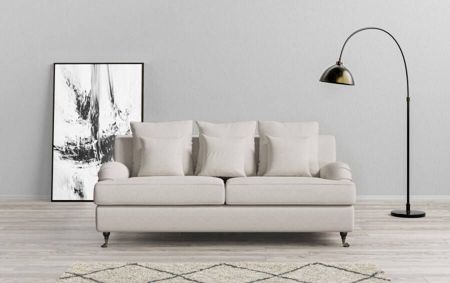 Home affaire 3-zitsbank NORIN twee soorten poten: voor wieltjes aan de achterkant houten poten - Foto 8