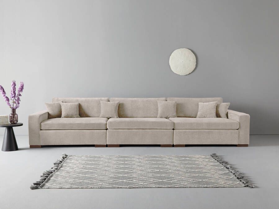 Home affaire 3-zitsbank Skara XXL Loungebank XXL met binnenveringsinterieur in vele overtrekkwaliteiten - Foto 10