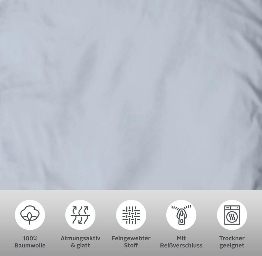 Guido Maria Kretschmer Home&Living Beddengoed Mila in 135x200 155x220 of 200x200 cm Mako-satin beddengoed van katoen effen beddengoed - Foto 2