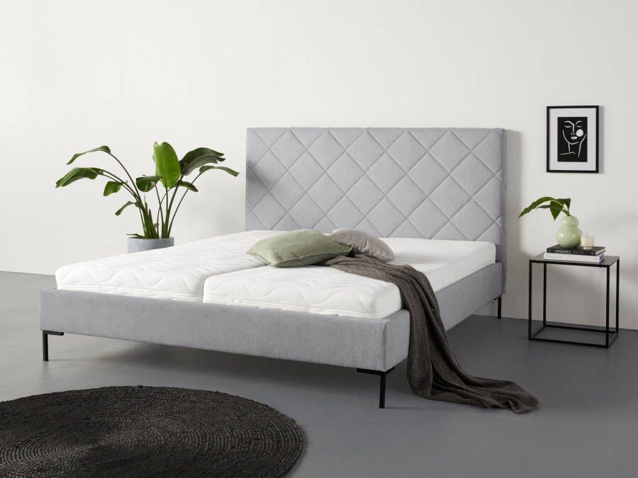 Home affaire Gestoffeerd bed CHARLOTT Modern bekleed bed met of zonder lattenbodem - Foto 15
