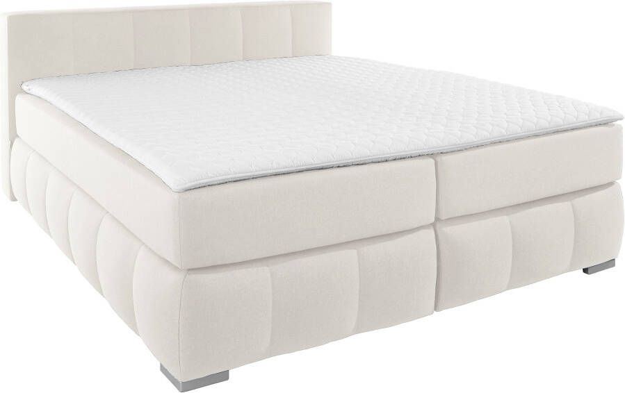 Home affaire Boxspring Chelles incl. matrastopper in xxl- extra lang 220 cm onderbak met elegante welving - Foto 9