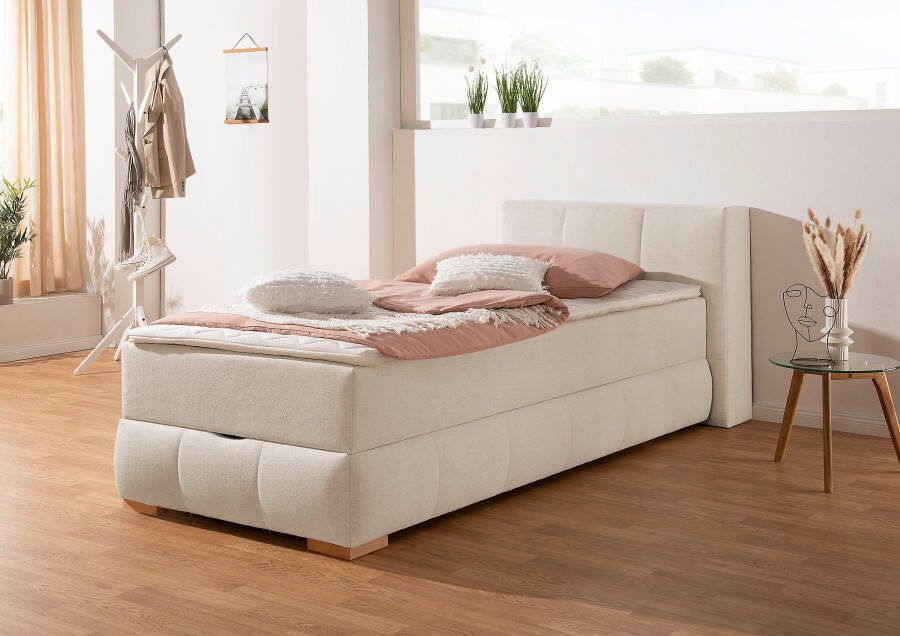 Home affaire Boxspring Chelles incl. matrastopper en bedlade