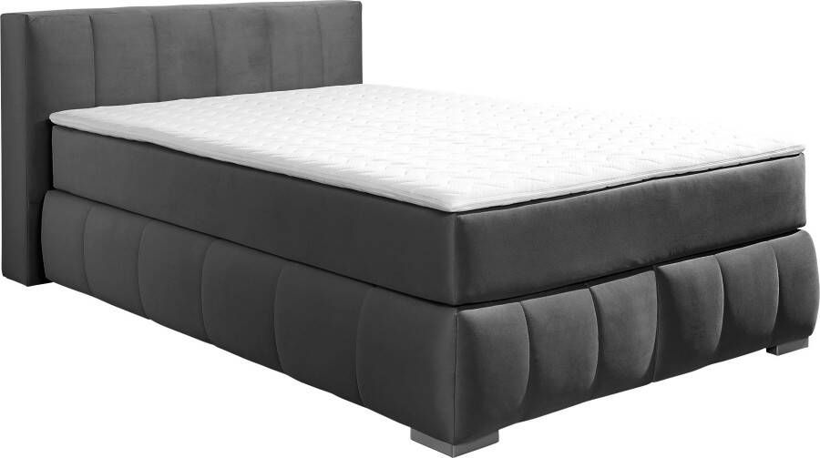Home affaire Boxspring Chelles incl. matrastopper in xxl- extra lang 220 cm onderbak met elegante welving - Foto 7
