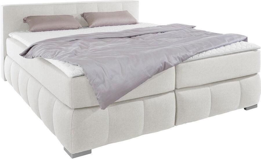 Home affaire Boxspring Chelles incl. matrastopper in xxl- extra lang 220 cm onderbak met elegante welving - Foto 7