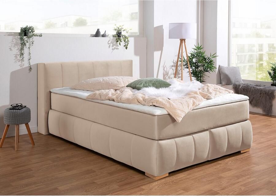 Home affaire Boxspring Chelles incl. koudschuim matrastopper in 5 breedtes en 3 matrastypes - Foto 5